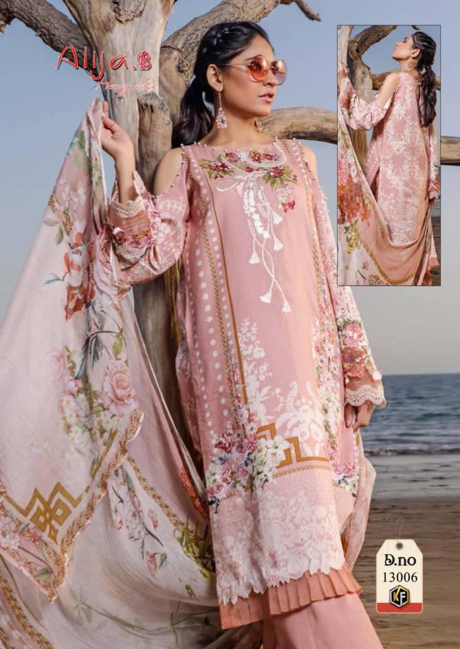 Keval Alija B 13 Printed Karachi Cotton Dress Material Dwsigner Collection